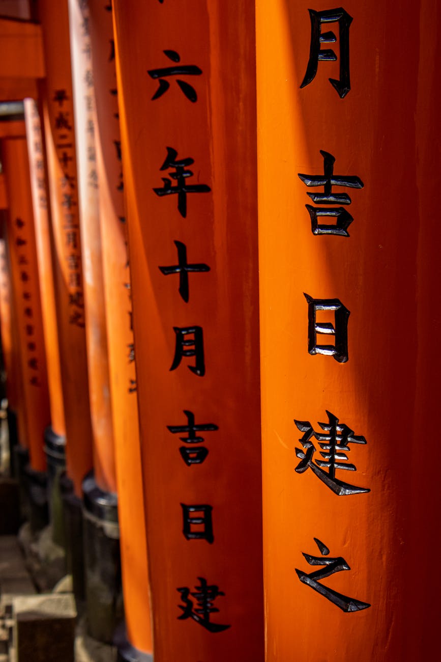 Black ink brush creating bold kanji strokes on white paper, showing fluid hand movement and varying line thickness in traditional shodo practice.
