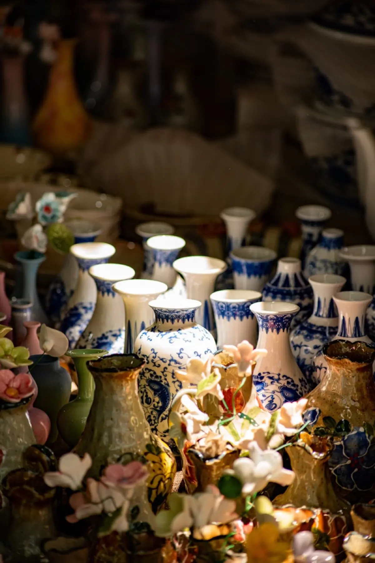 Traditional Arita porcelain kiln in Saga Prefecture with climbing noborigama structure built into hillside using centuries-old firing techniques.