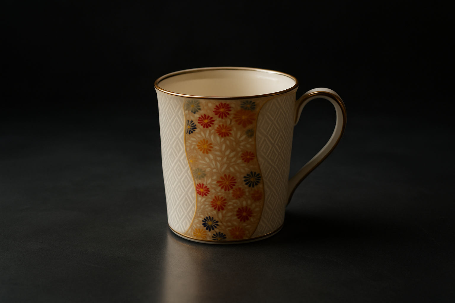 Raku-fired tea bowl with irregular glaze drips, asymmetrical rim, and natural clay texture showing wabi-sabi principles.