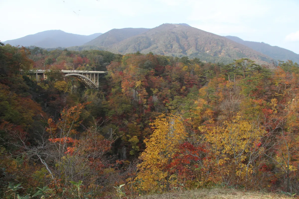 Naruko Gorge in Autumn: A Cliff-Walled Canyon of Colour Near Sendai